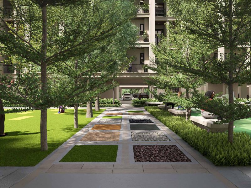 Landscaped greens